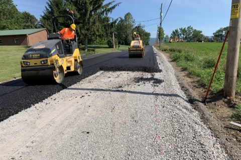 Reconstruction of a road