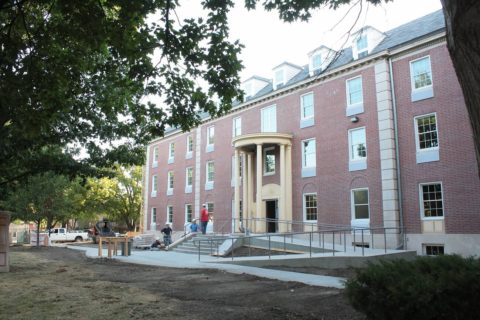 Renovation and reconstruction school building’s roof