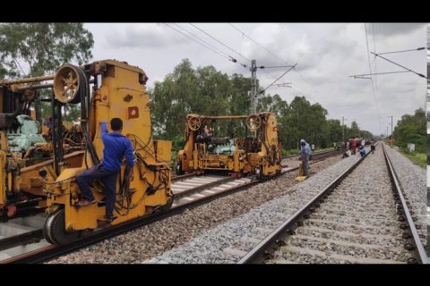 The renovation of a railway project